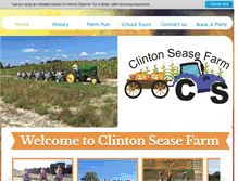 Tablet Screenshot of clintonseasefarm.com